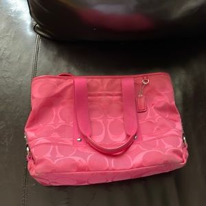 Pink Coach Bag